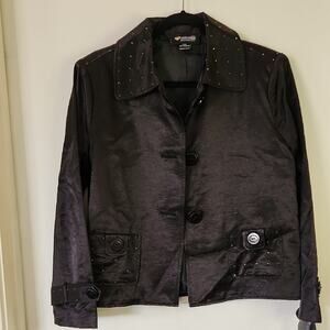 NWT Christine Alexander Black Blazer